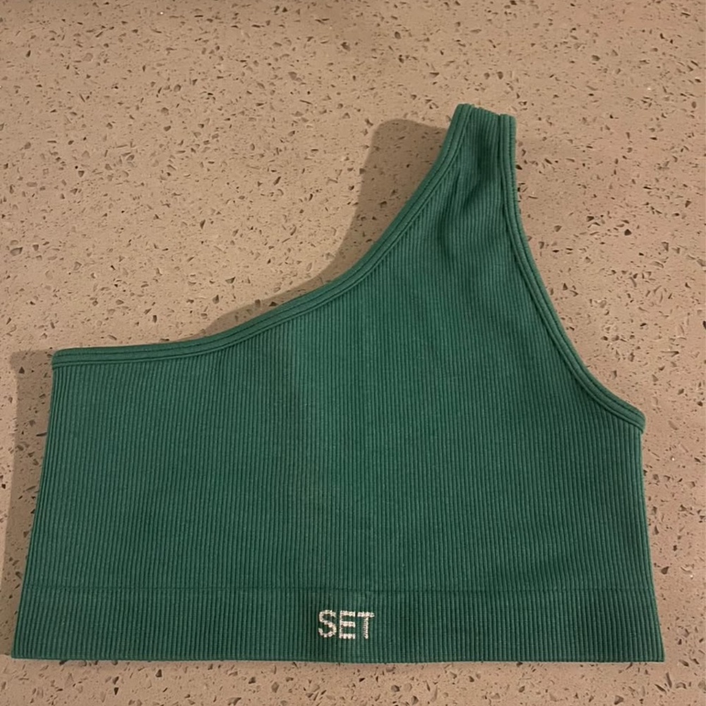 Set Active One Shoulder Sports Bra